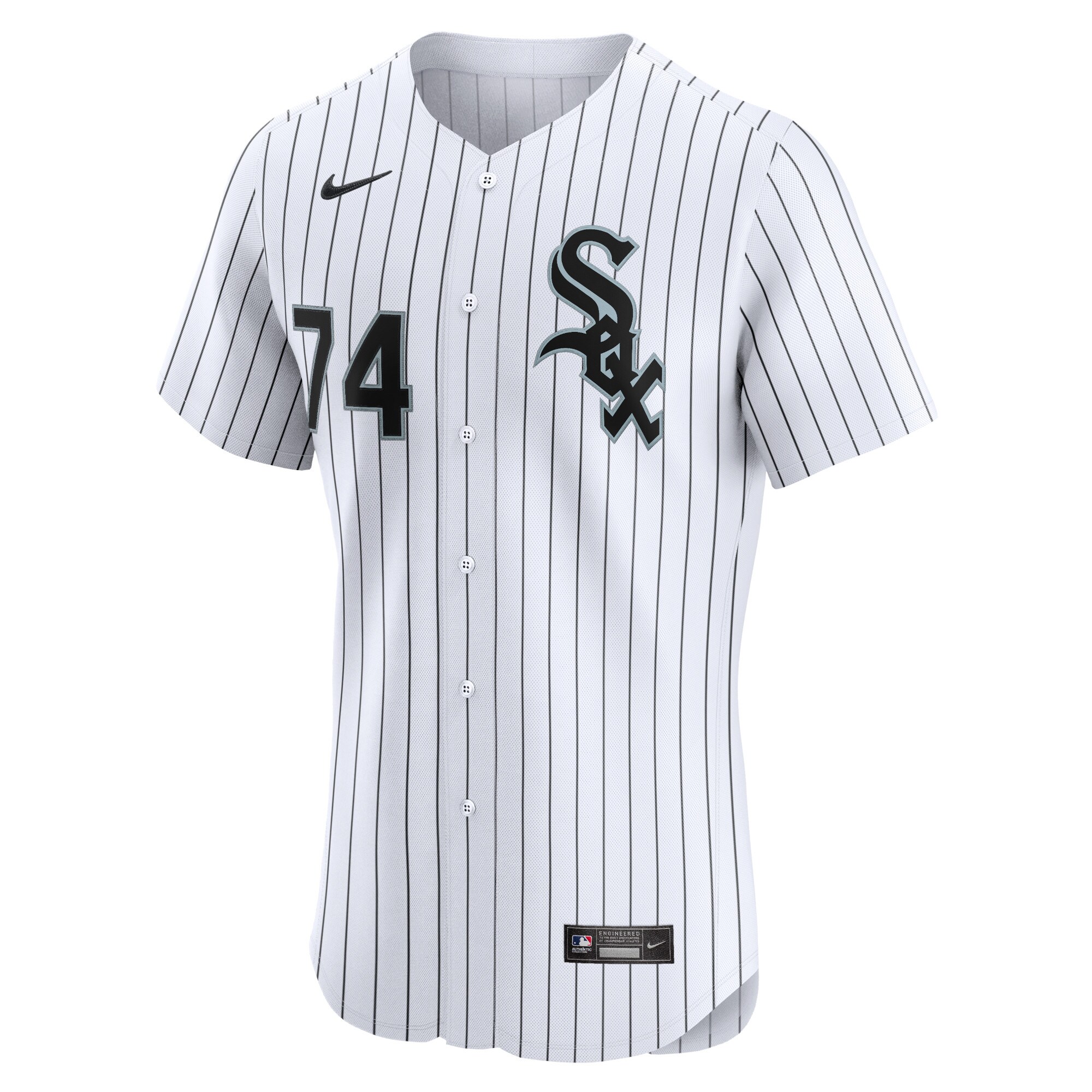 Alternative view of Eloy Jimenez Chicago White Sox Home Elite Player Jersey - White