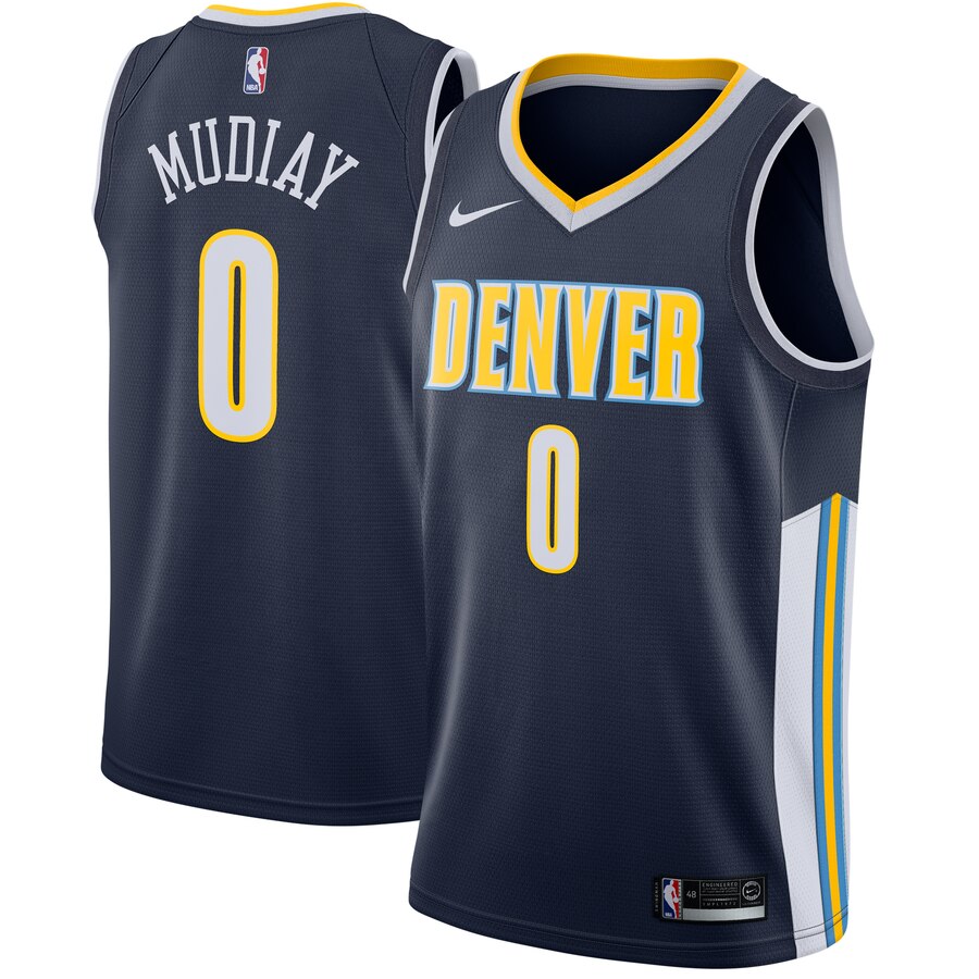 Emmanuel Mudiay Denver Nuggets Swingman Jersey Navy - Icon Edition