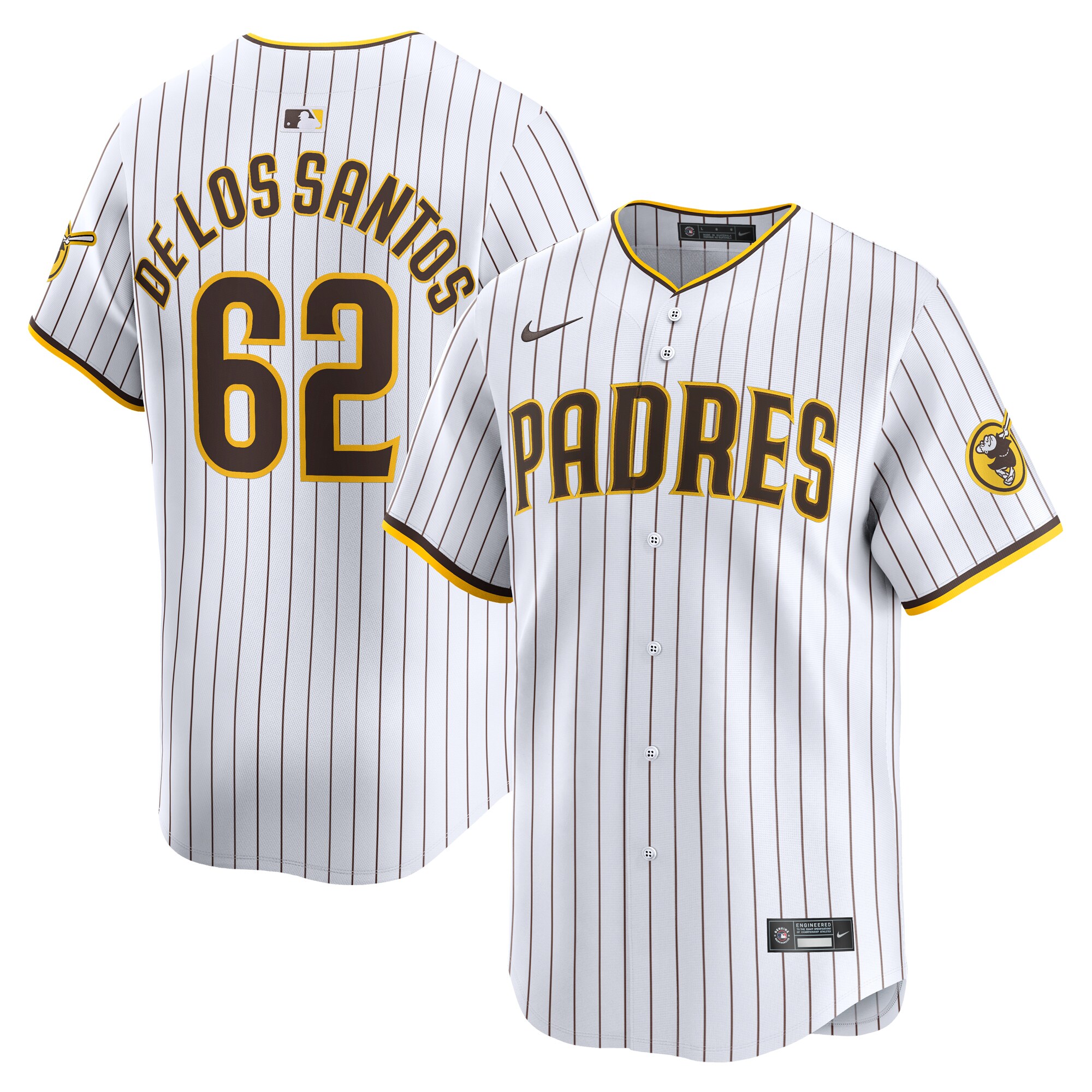 Enyel De Los Santos San Diego Padres Home Limited Player JerseyÃƒâ€šÃ‚Â ÃƒÂ¢Ã¢â€šÂ¬Ã¢â‚¬Å“ White