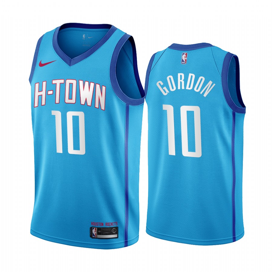 Eric Gordon Houston Rockets 2020-21 Blue City Jersey H-town