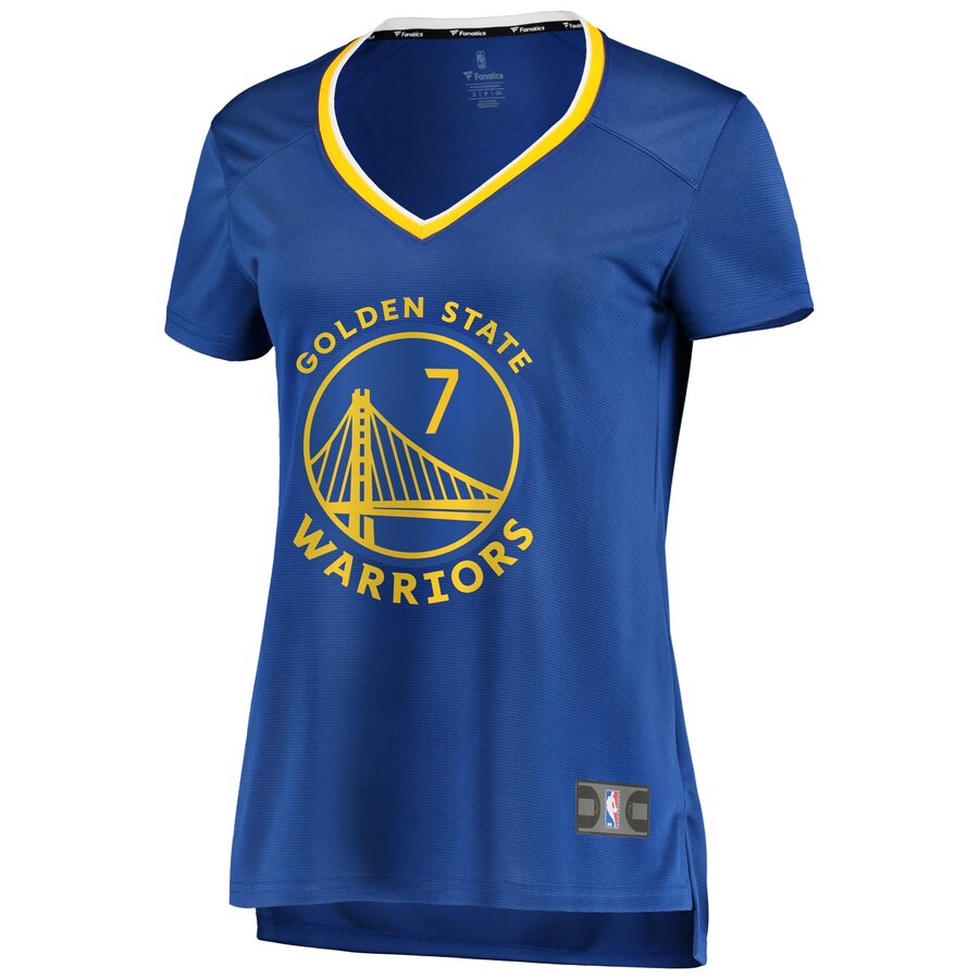 Alternative view of Eric Paschall Golden State Warriors Fanatics Branded Women's Fast Break Replica Player Jersey - Icon Edition - Royal