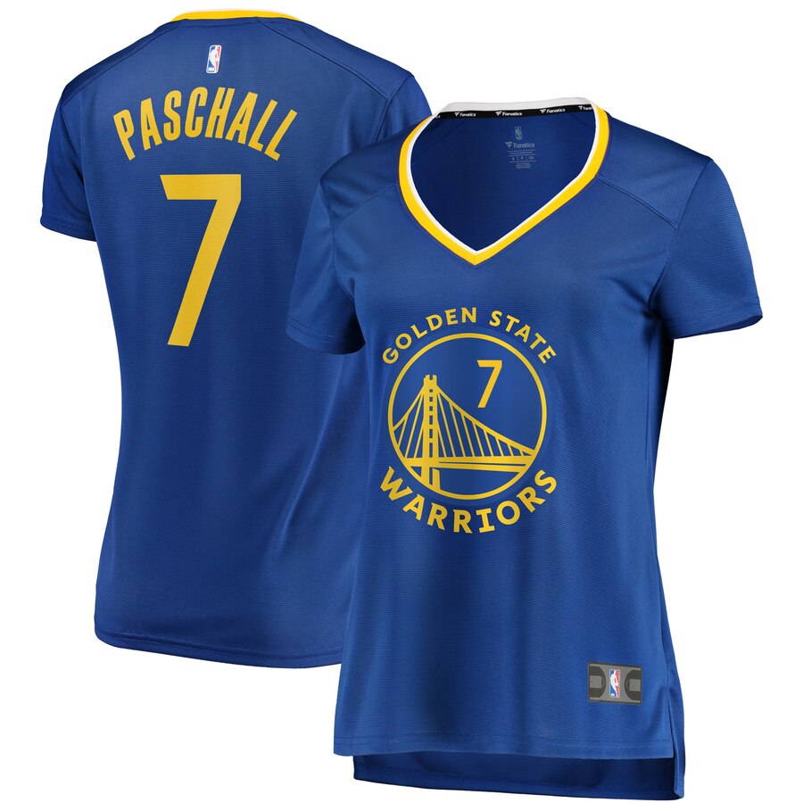 Eric Paschall Golden State Warriors Fanatics Branded Women's Fast Break Replica Player Jersey - Icon Edition - Royal