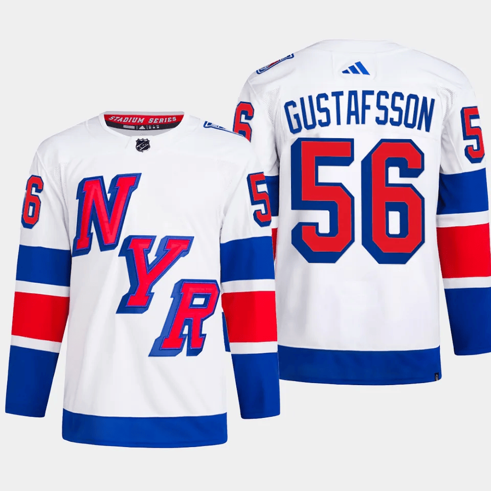 Erik Gustafsson 56 New York Rangers 2024 Stadium Series Primegreen Men Jersey - White - JS123 