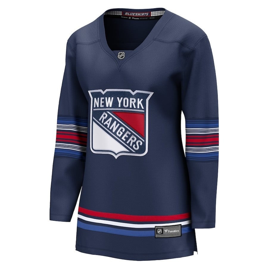 Alternative view of Erik Gustafsson 56 New York Rangers Women Alternate Premier Breakaway Jersey - Navy - JS407 