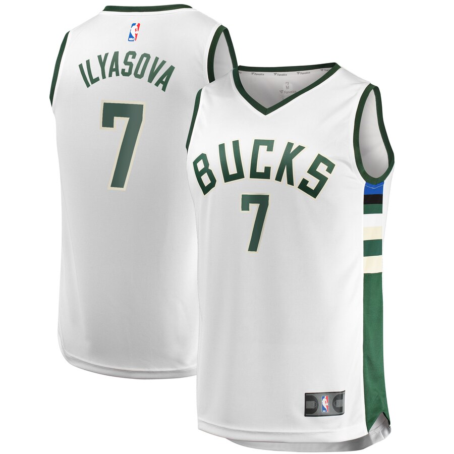 Ersan Ilyasova Milwaukee Bucks Fanatics Branded Youth Fast Break Replica Player Jersey - Association Edition - White