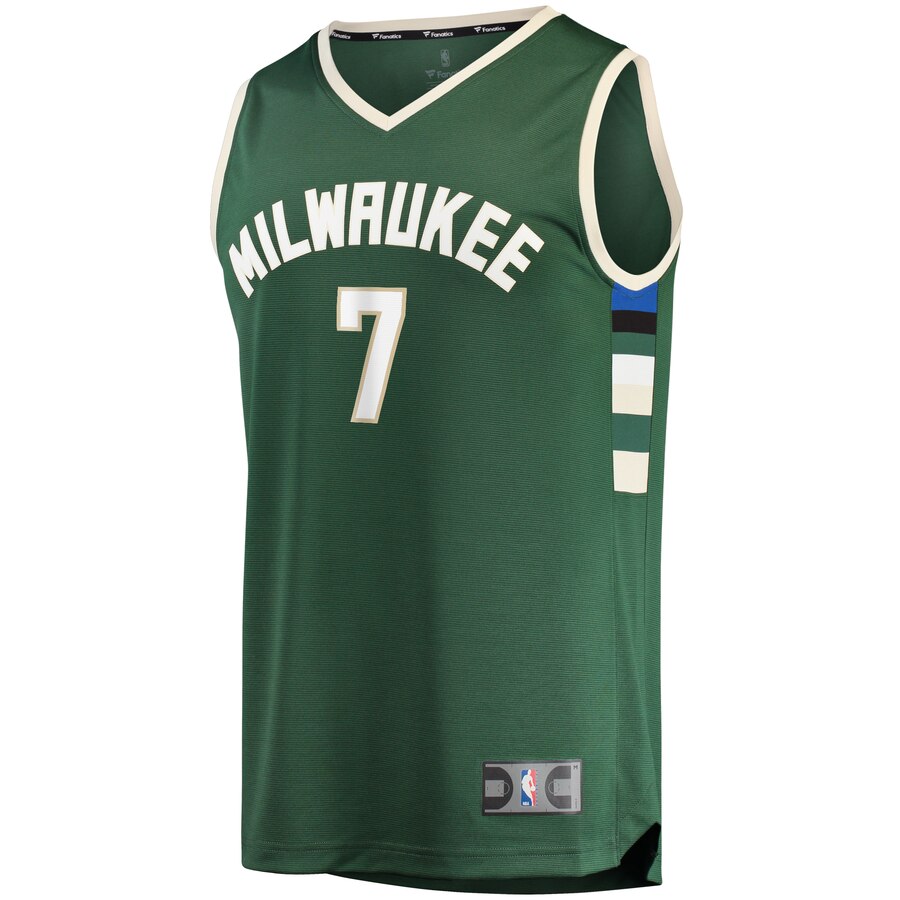 Alternative view of Ersan Ilyasova Milwaukee Bucks Fanatics Branded Youth Fast Break Replica Player Jersey - Icon Edition - Green