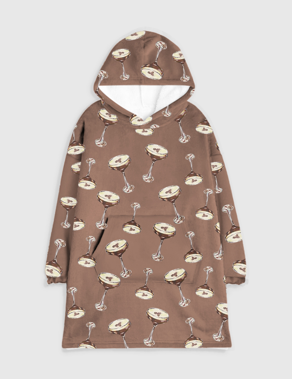 Espresso Martini Wedding Drink Flannel Blanket Hoodie