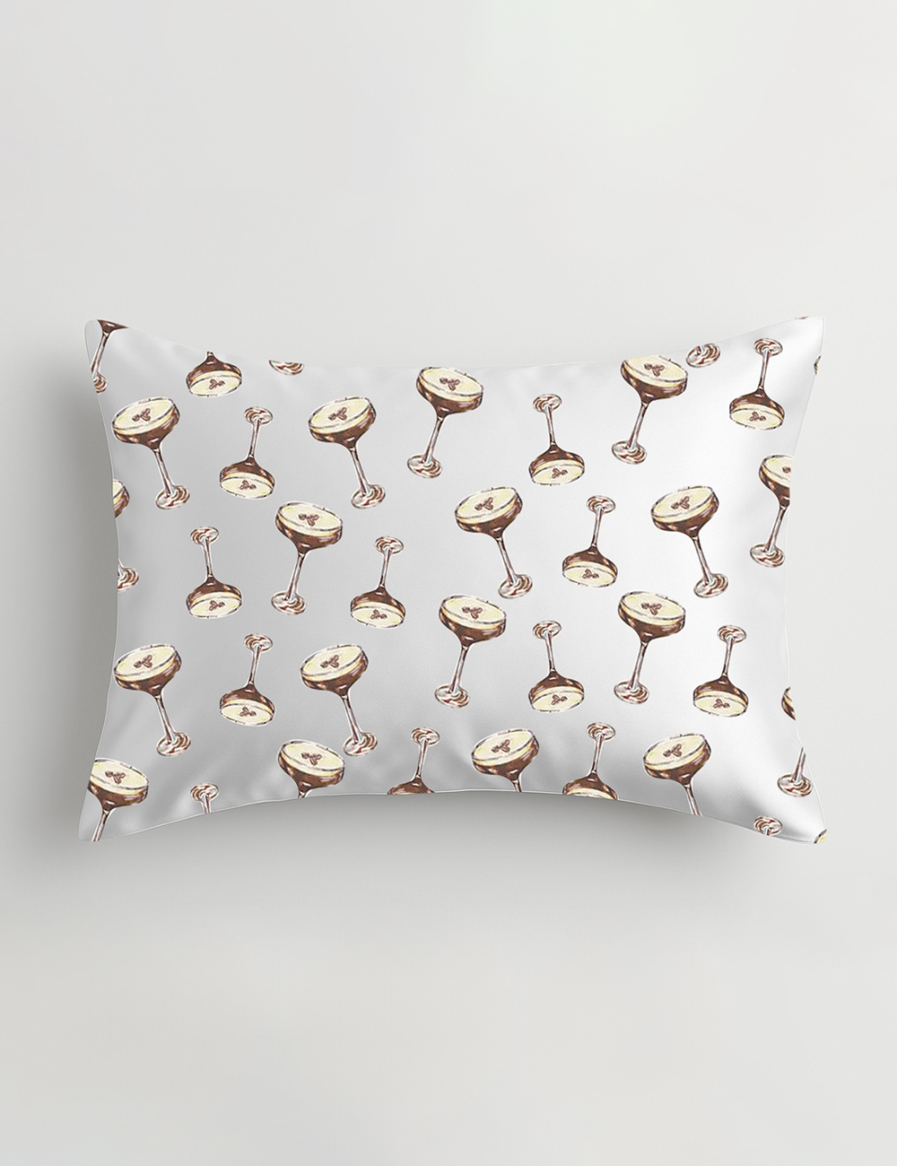 Espresso Martini Wedding Drink Satin Pillowcase
