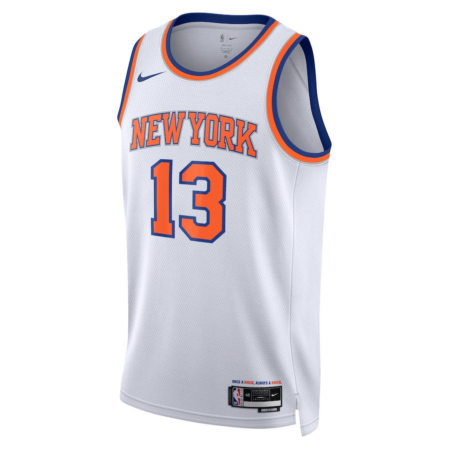 Alternative view of Evan Fournier 13 New York Knicks Unisex Swingman Jersey - Association Edition - White - JS682 
