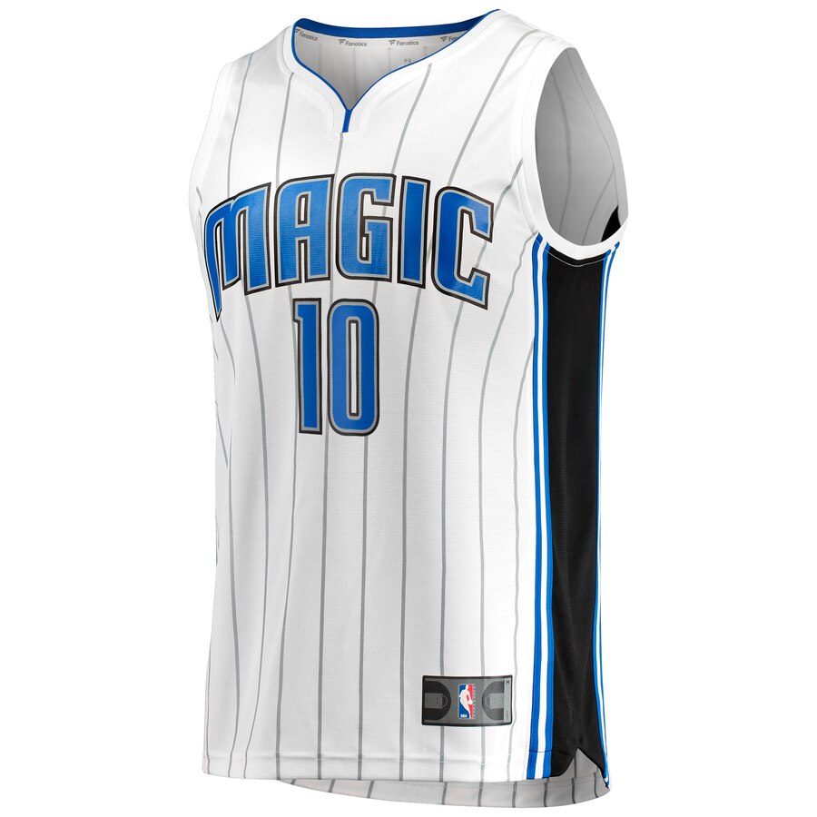 Alternative view of Evan Fournier Orlando Magic Fanatics Branded Fast Break Jersey - Association Edition - White