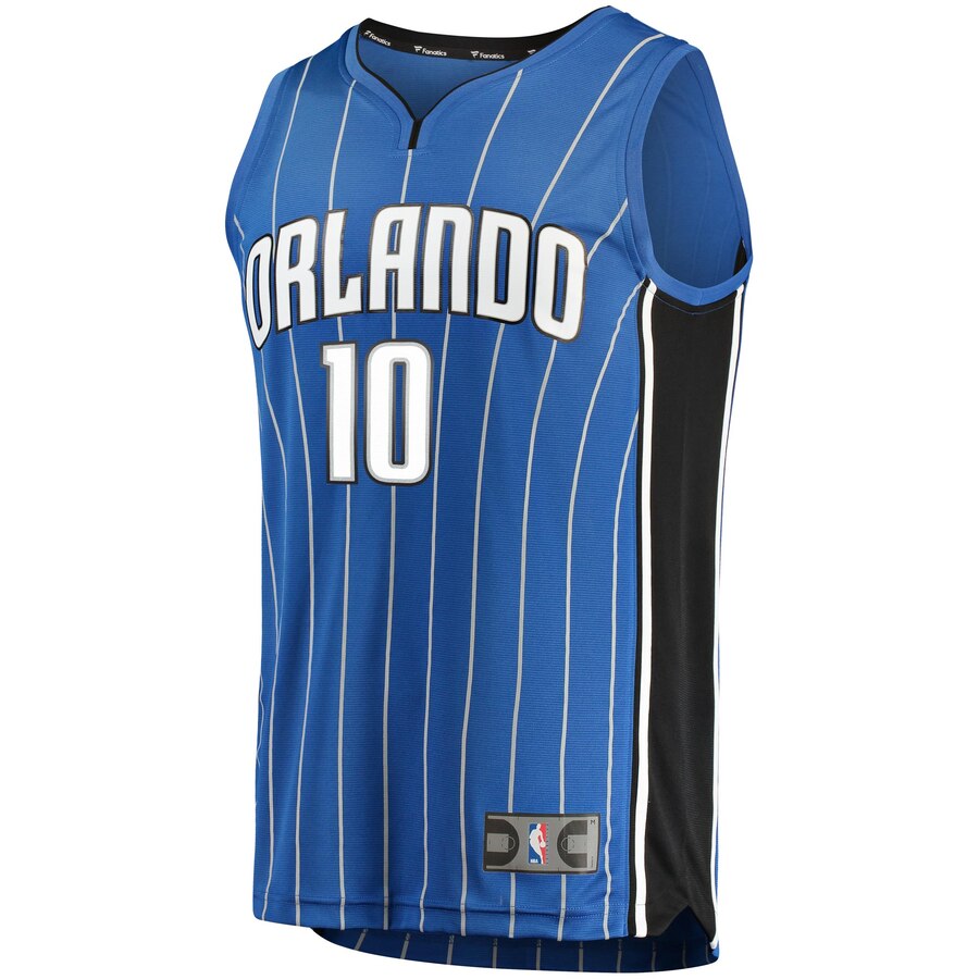 Alternative view of Evan Fournier Orlando Magic Fanatics Branded Youth Fast Break Replica Jersey Blue - Icon Edition