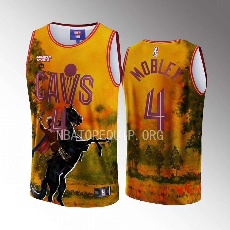 Evan Mobley 4 Cleveland Cavaliers NBA & KidSuper Studios Unisex Hometown Jersey - JS926