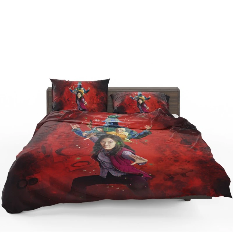 Everything Everywhere All At Once Movie Michelle Yeoh Bedding Set - Custom Bedding Set