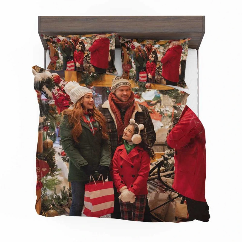 Alternative view of Falling For Christmas Movie Bedding Set - Custom Bedding Set