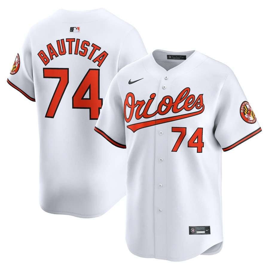 Felix Bautista 74 Baltimore Orioles Home Limited Men Jersey - White