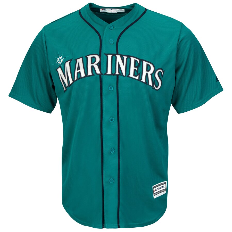 Alternative view of Felix Hernandez Seattle Mariners Majestic Cool Base Player Jersey – Northwest Green