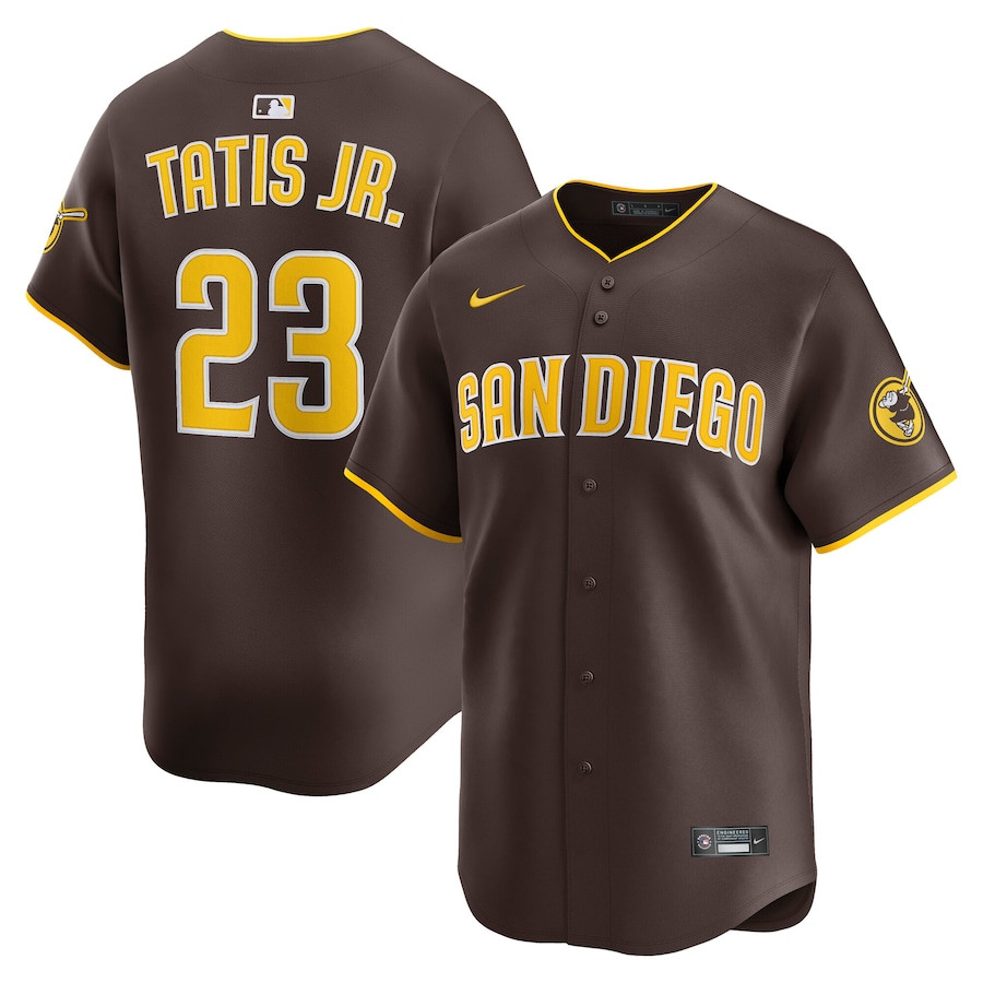 Fernando Tatis Jr. 23 San Diego Padres Alternate Limited Player Men Jersey - Brown 