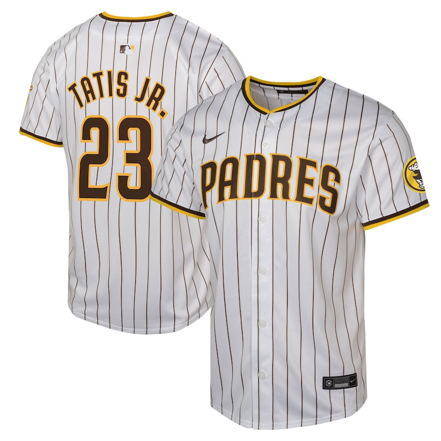 Fernando Tatis Jr. 23 San Diego Padres Home Limited Player YOUTH Jersey - White 