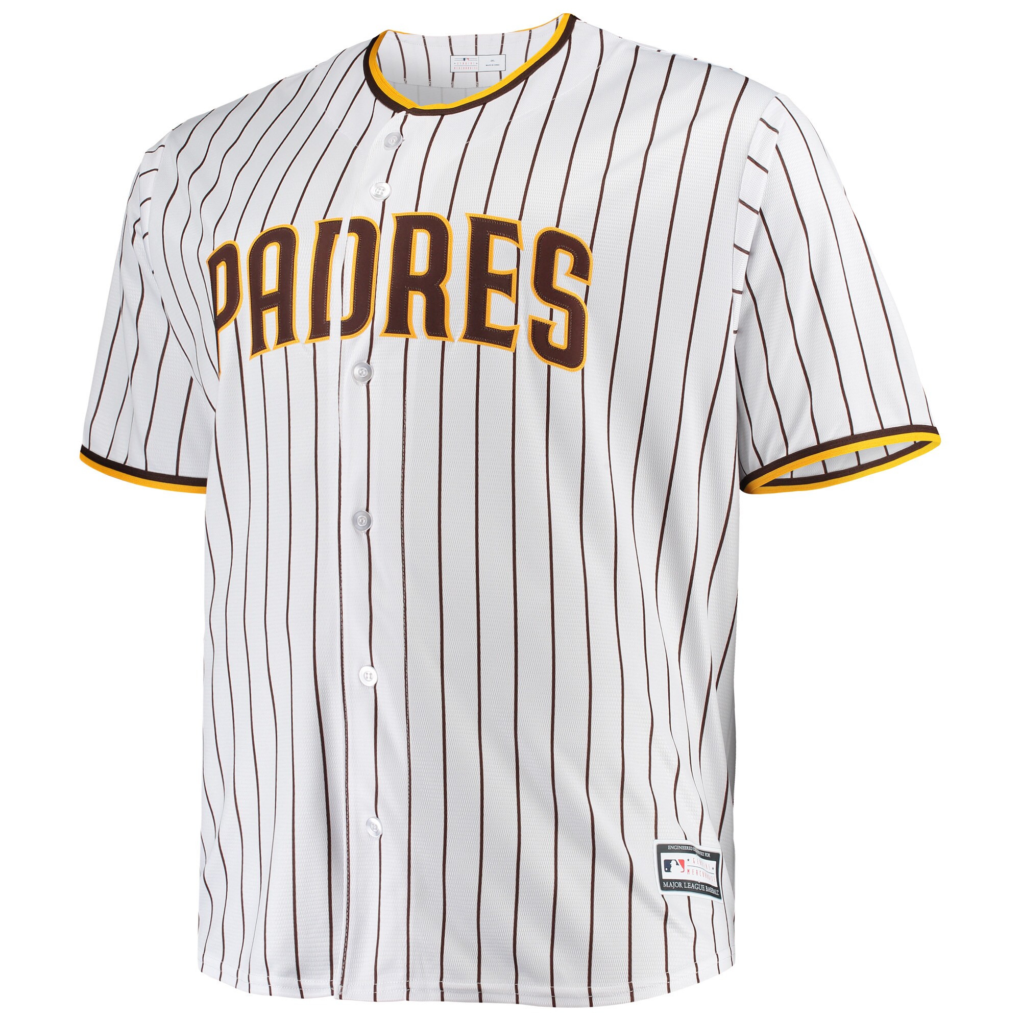 Alternative view of Fernando Tatis Jr. San Diego Padres Big & Tall Replica Player Jersey - White