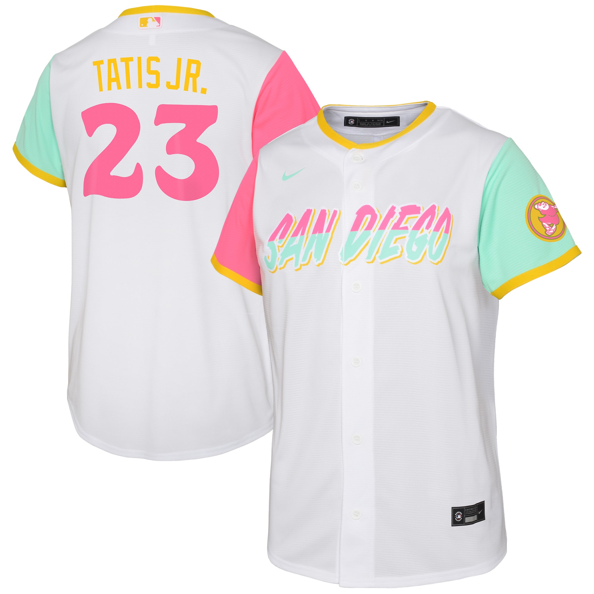 Fernando Tatis Jr. San Diego Padres Preschool 2022 City Connect Replica Player Jersey - White