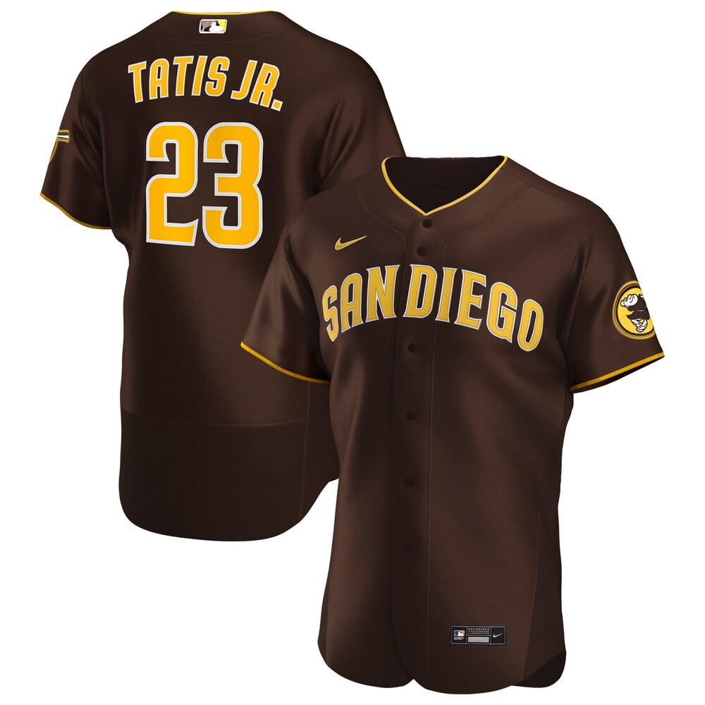 Fernando TatÃƒÆ’Ã‚Â­s Jr. San Diego Padres Road 2020 Player Jersey - Brown Color