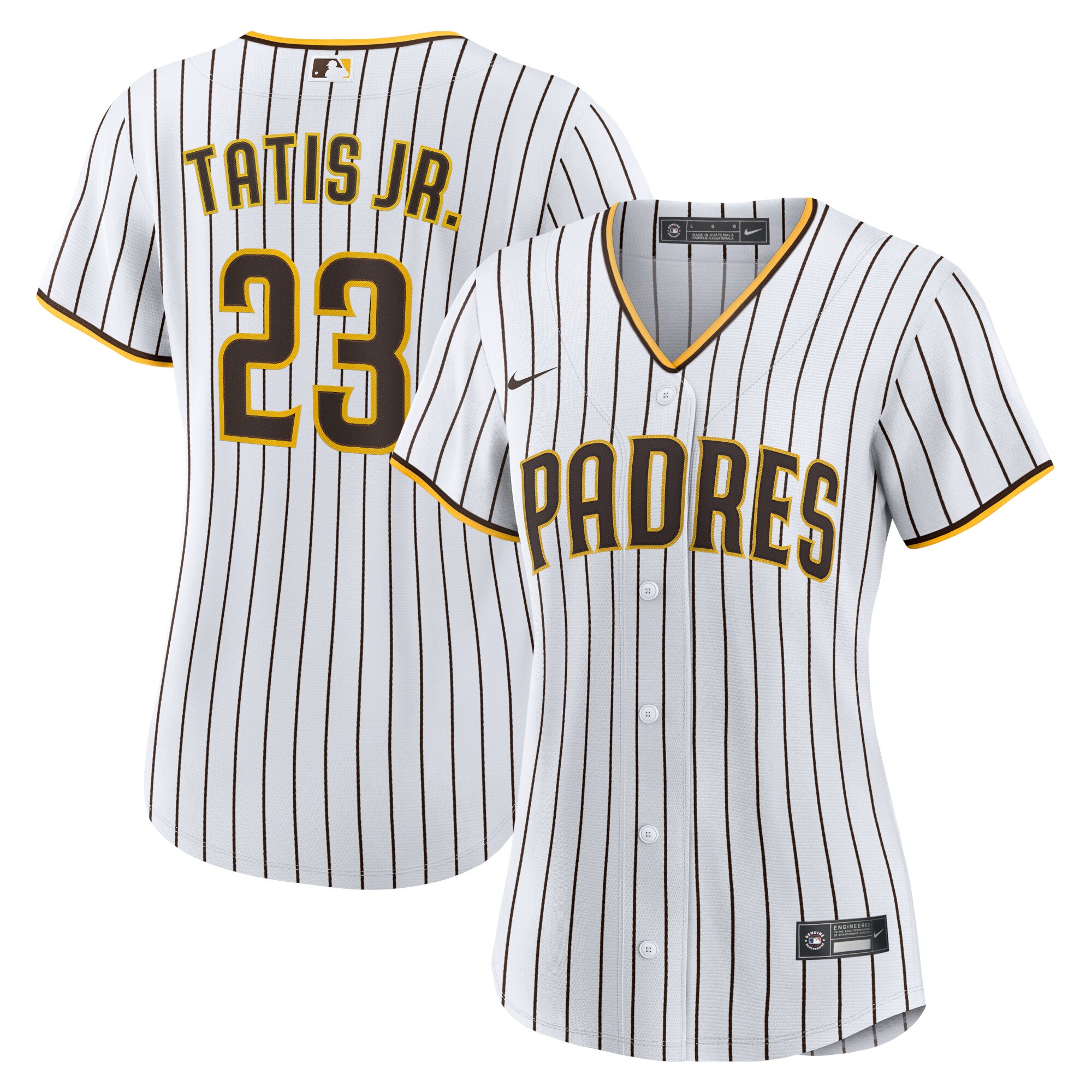 Fernando TatÃƒÆ’Ã‚Â­s Jr. San Diego Padres Women’s Home Replica Player Jersey – White/brown