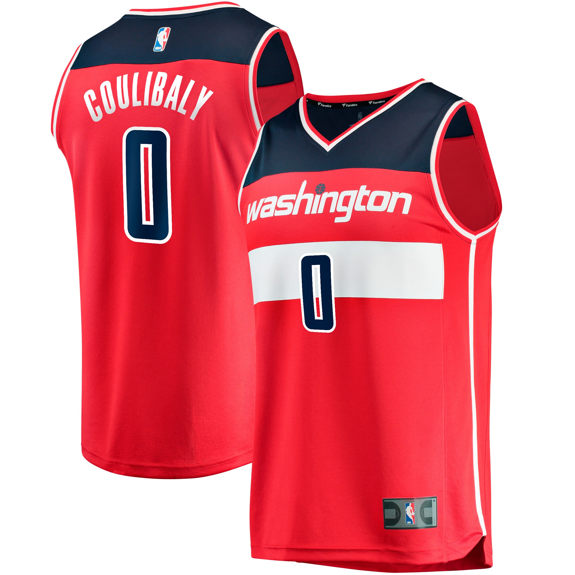 First Round Washington Wizards Fanatics Branded 2023 Nba Draft First Round Pick Fast Break Replica Jersey - Icon Edition - Red