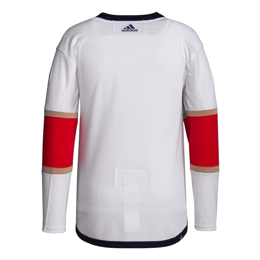 Alternative view of Florida Panthers 2023 Stanley Cup Final Away Primegreen Jersey - White - JS560 