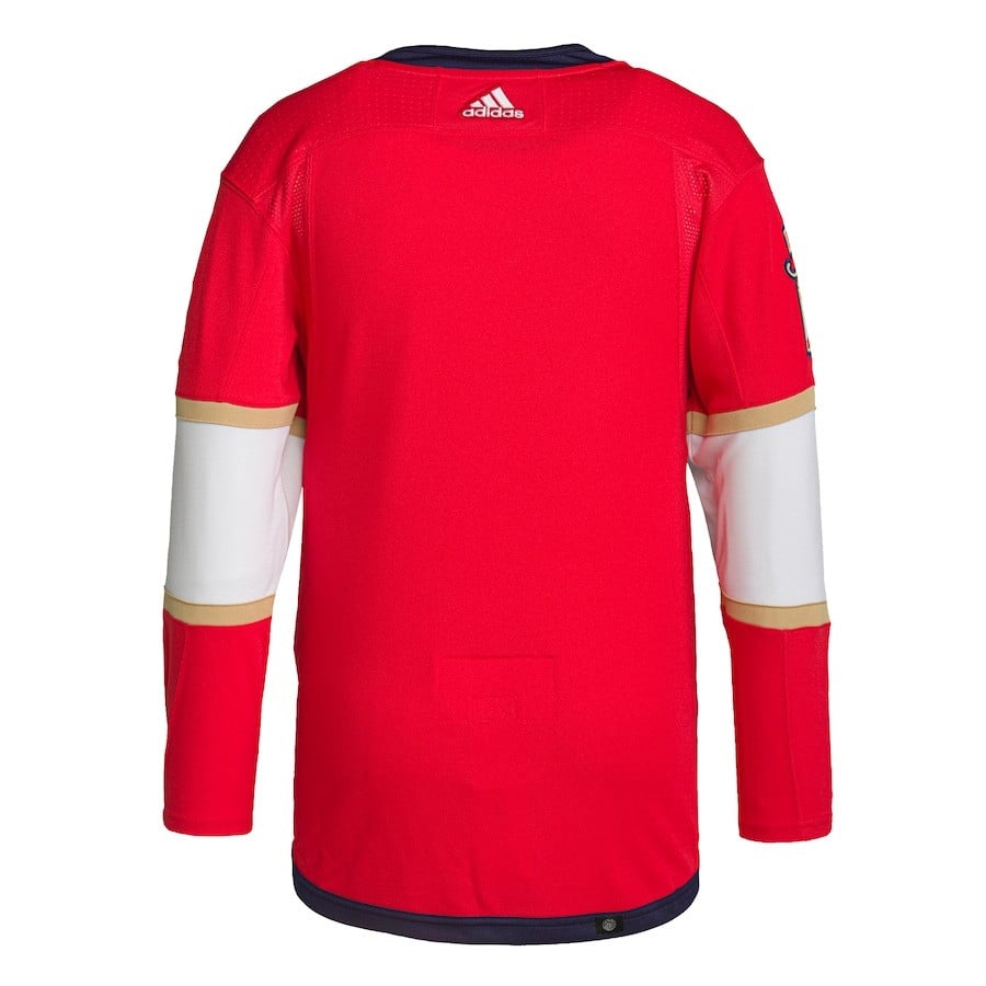 Alternative view of Florida Panthers 2023 Stanley Cup Final Home Primegreen Jersey - Red - JS916 