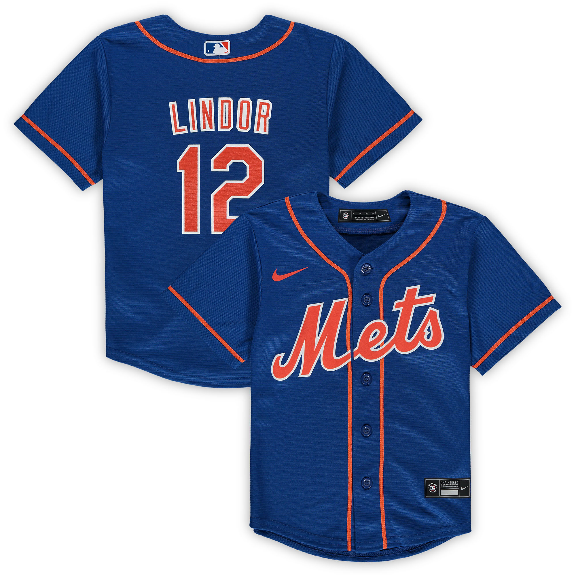 Francisco Lindor New York Mets Preschool Alternate Replica Player Jersey - Royal