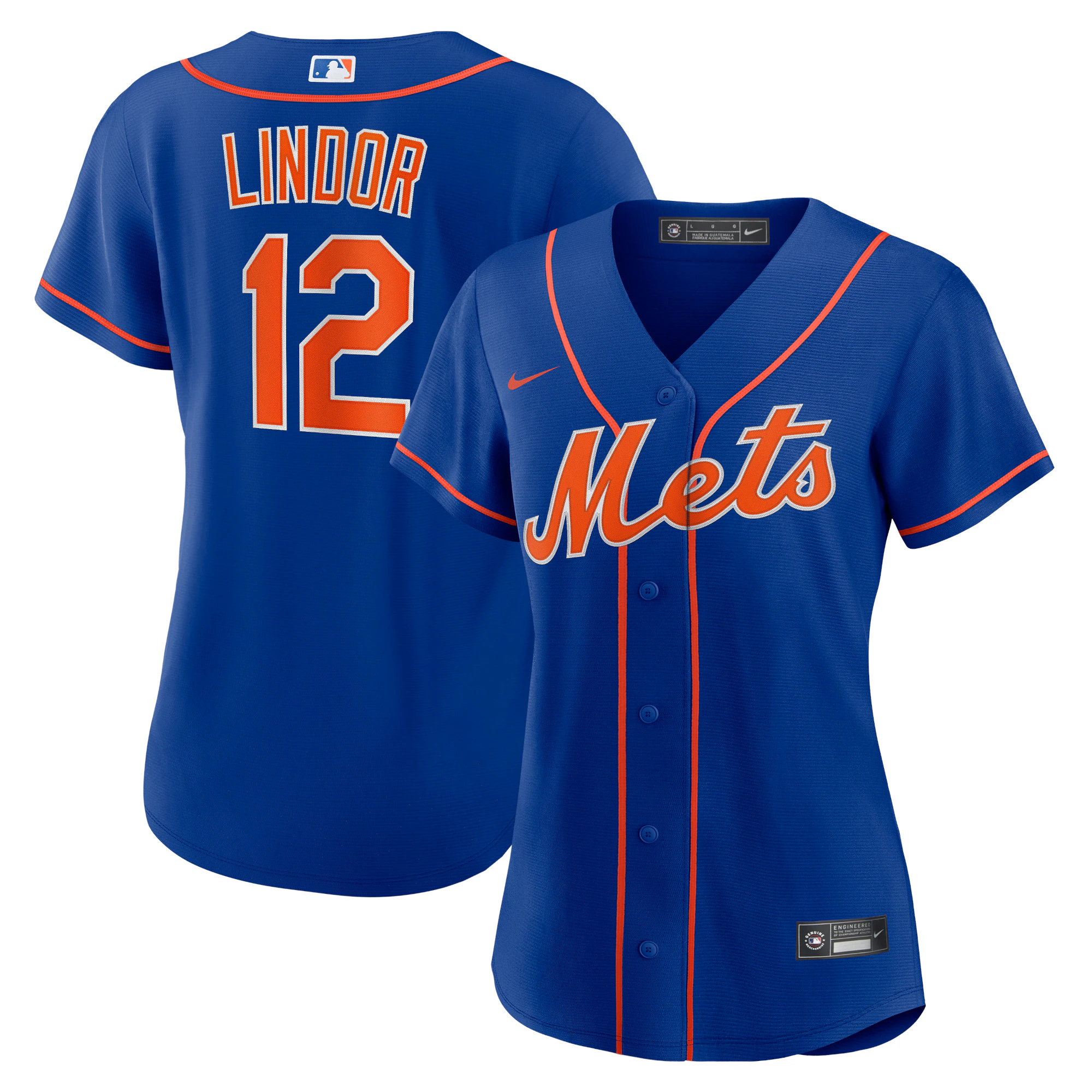 Francisco Lindor New York Mets Women’s Alternate Replica Player Jersey – Royal