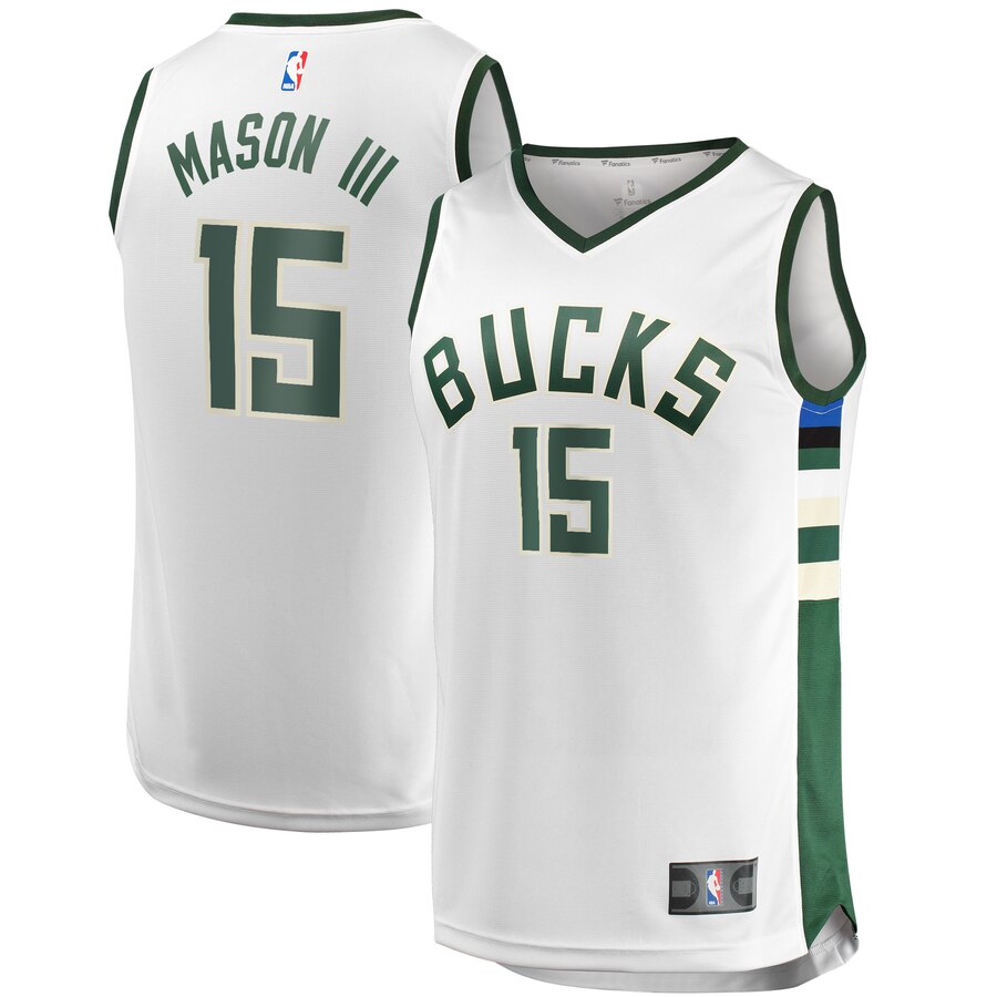 Frank Mason Iii Milwaukee Bucks Fanatics Branded Fast Break Player Jersey – Association Edition – White