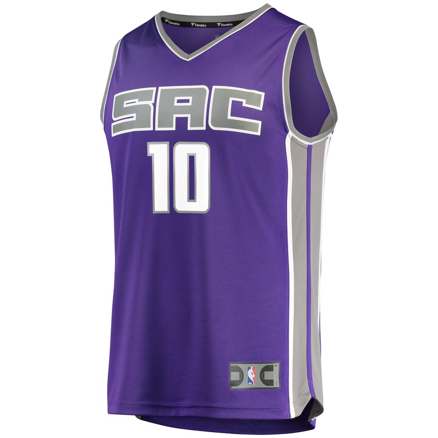 Alternative view of Frank Mason Iii Sacramento Kings Fanatics Branded Youth Fast Break Road Replica Jersey Purple - Icon Edition