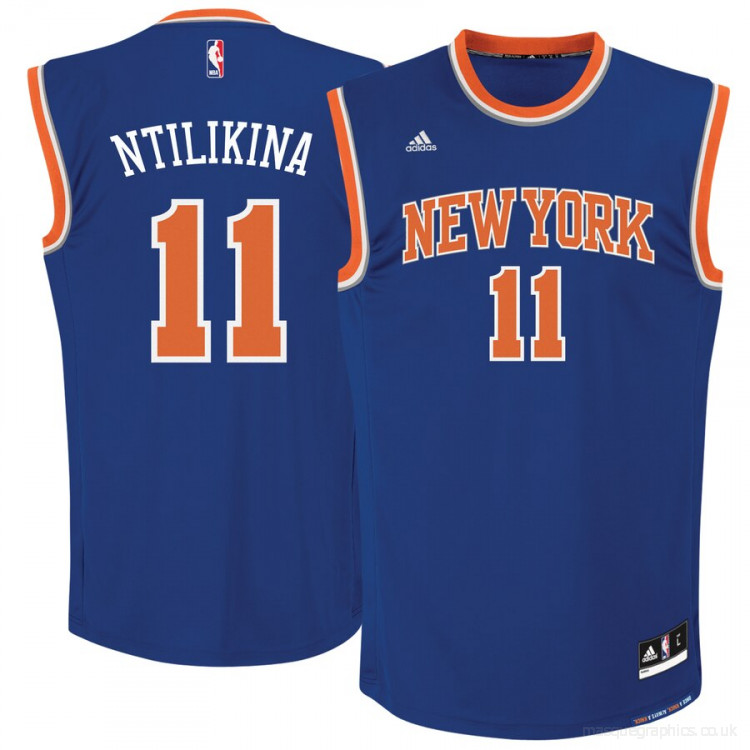 Frank Ntilikina New York Knicks Adidas 2020 Nba Draft #1 Pick Replica Jersey - Royal
