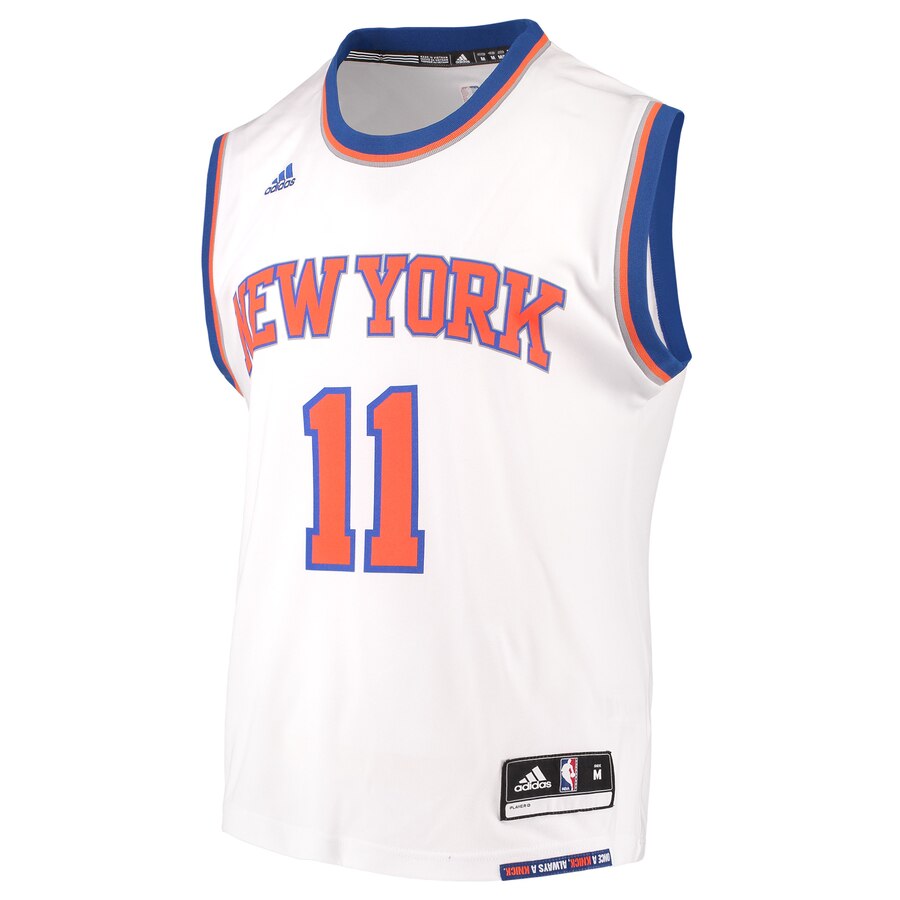 Alternative view of Frank Ntilikina New York Knicks Adidas Home Replica Jersey - White