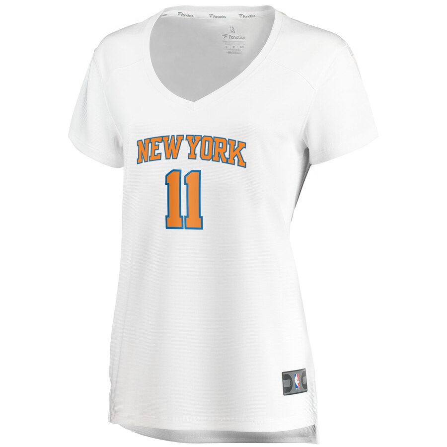 Alternative view of Frank Ntilikina New York Knicks Fanatics Branded Women's Fast Break Replica Jersey White - Association Edition