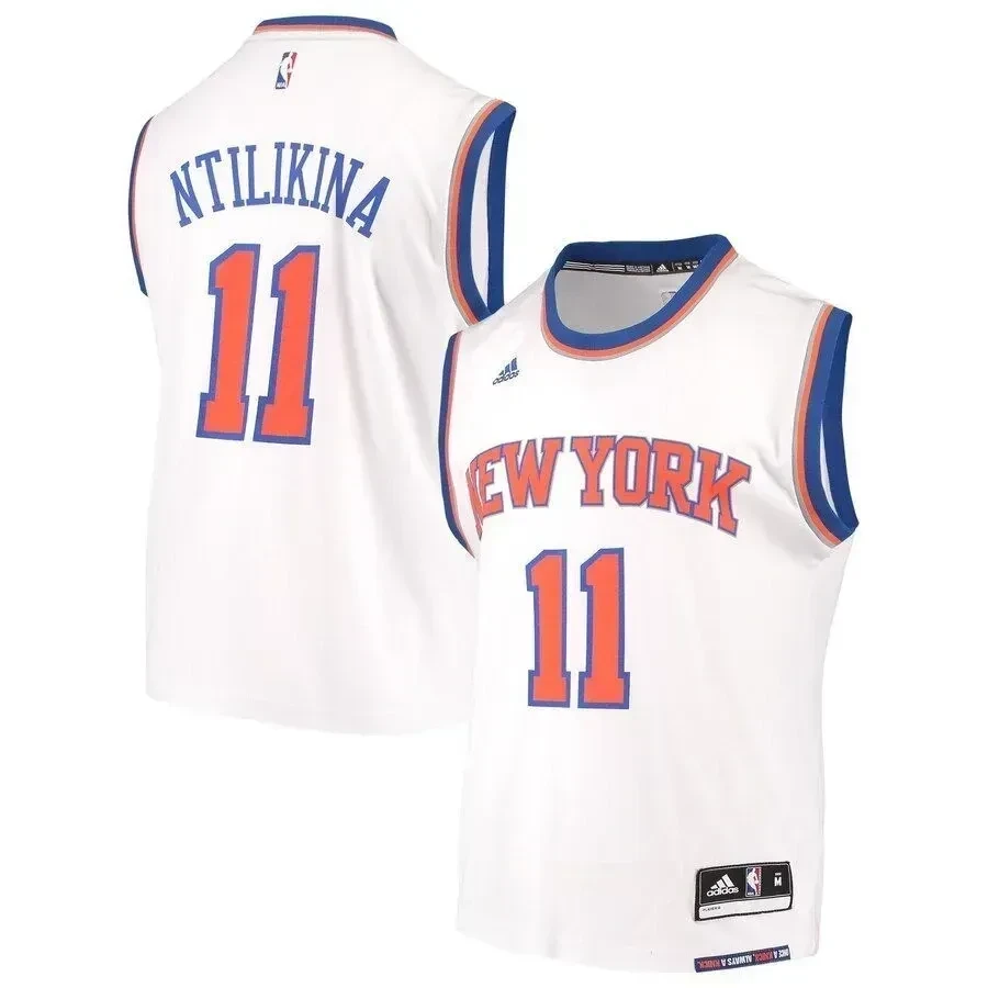 Frank Ntilikina New York Knicks Home Jersey - White - JS546 