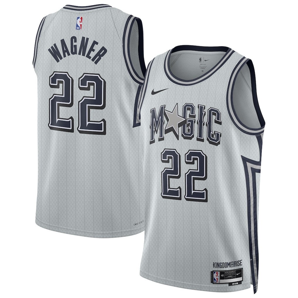 Franz Wagner 22 Orlando Magic Unisex 2024/25 Swingman Player Jersey - City Edition - Silver - JS414 