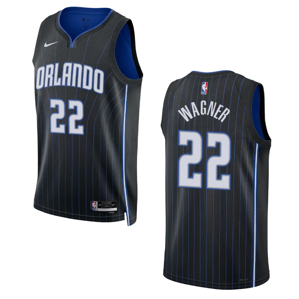 Franz Wagner Black Icon Edition 2022-23 Orlando Magic Swingman Jersey
