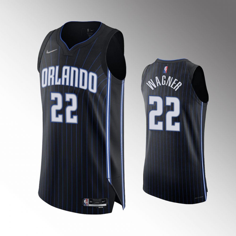 Franz Wagner Orlando Magic Icon Edition Black Authentic Jersey 2021-22