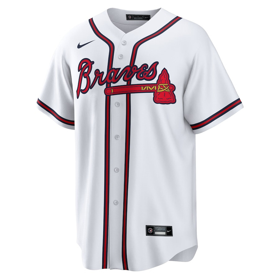 Alternative view of Fred McGriff 27 Atlanta Braves 2023 Hall of Fame Inline Men Jersey - White - JS681