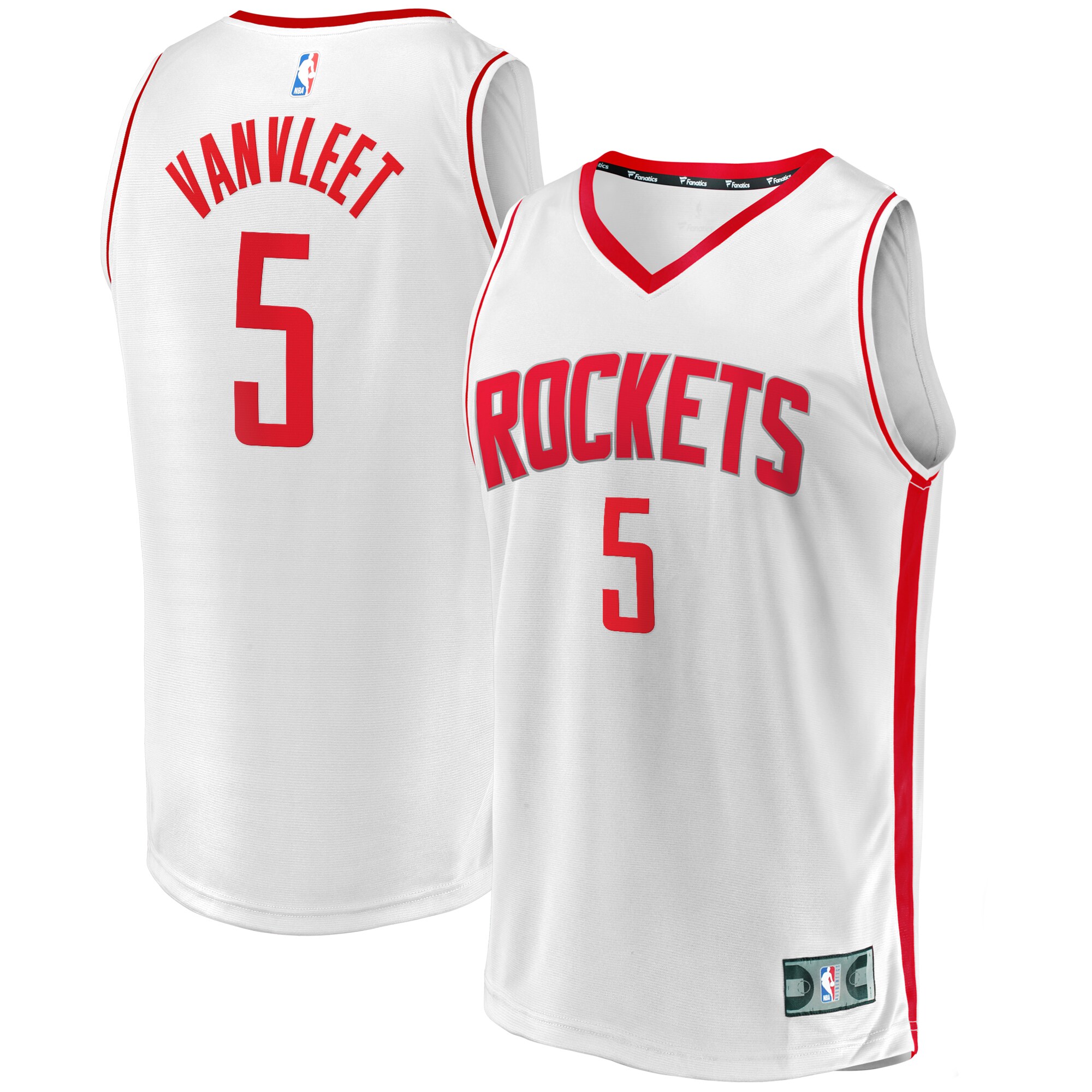 Fred Vanvleet Houston Rockets Fanatics Fast Break Replica Player Jersey - Association Edition - White