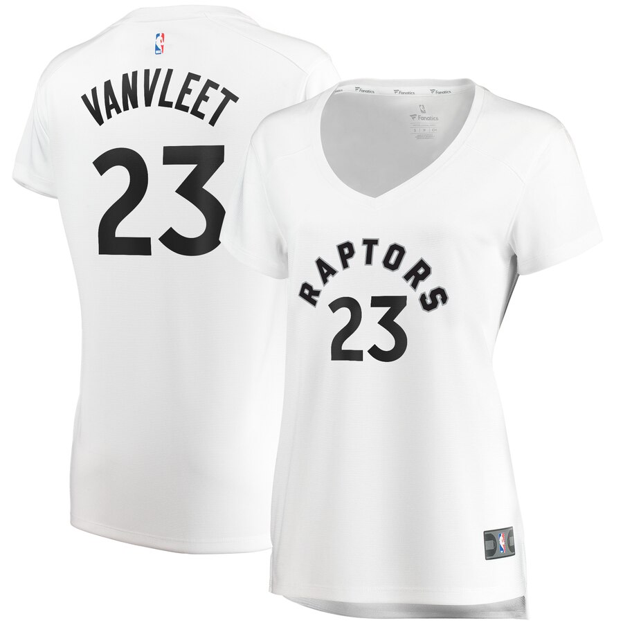 Fred Vanvleet Toronto Raptors Fanatics Branded Women’s Fast Break Replica Player Jersey – Association Edition – White
