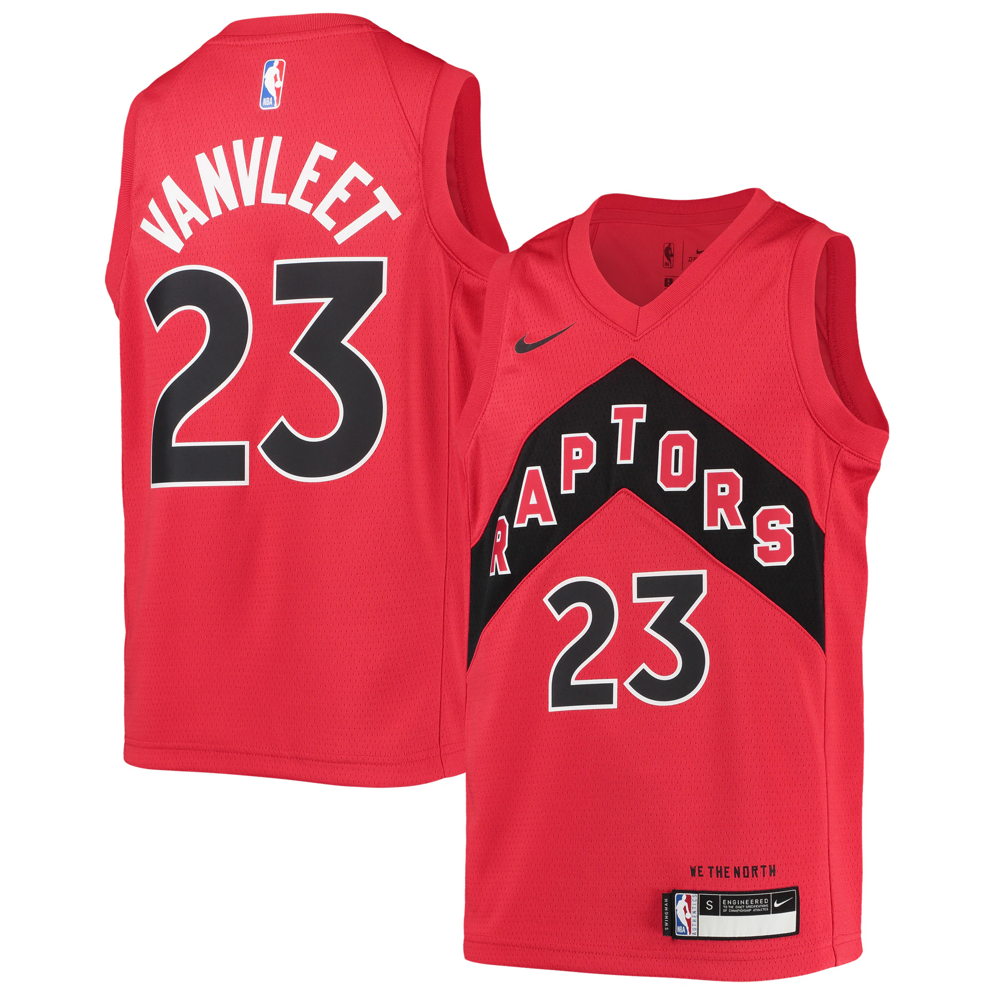 Fred Vanvleet Toronto Raptors Youth 2020/21 Swingman Jersey - Icon Edition - Red