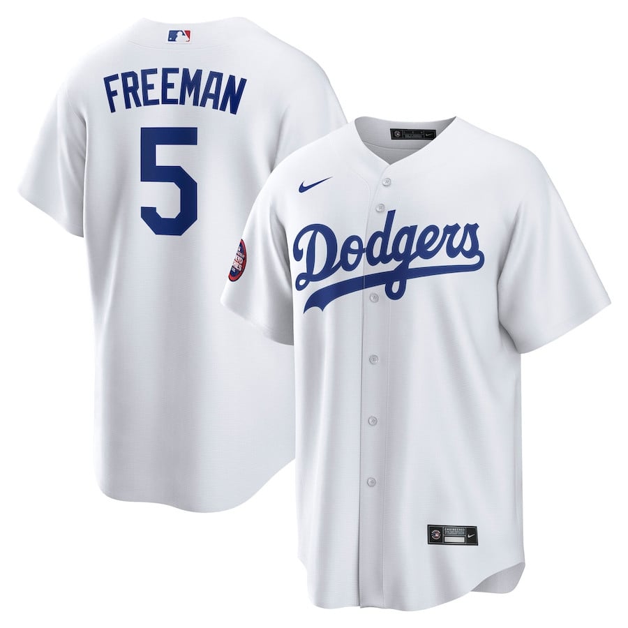 Freddie Freeman 5 Los Angeles Dodgers 2025 MLB World Tour: Tokyo Series Home Player Men Jersey - White 
