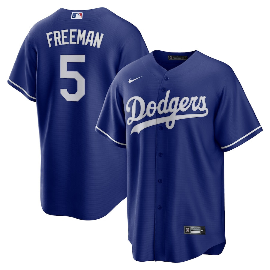 Freddie Freeman 5 Los Angeles Dodgers Alternate Men Jersey - Navy 