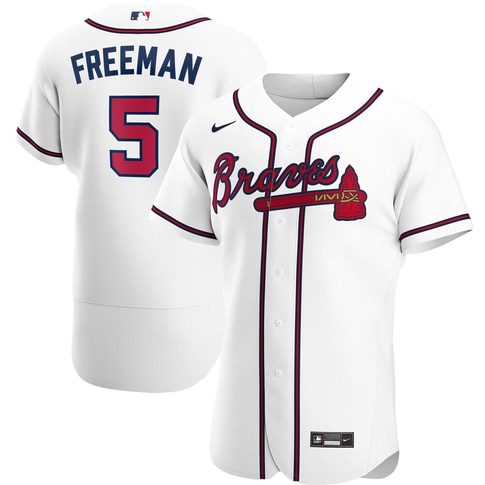 Freddie Freeman Atlanta Braves Home 2020 Player Jersey - White