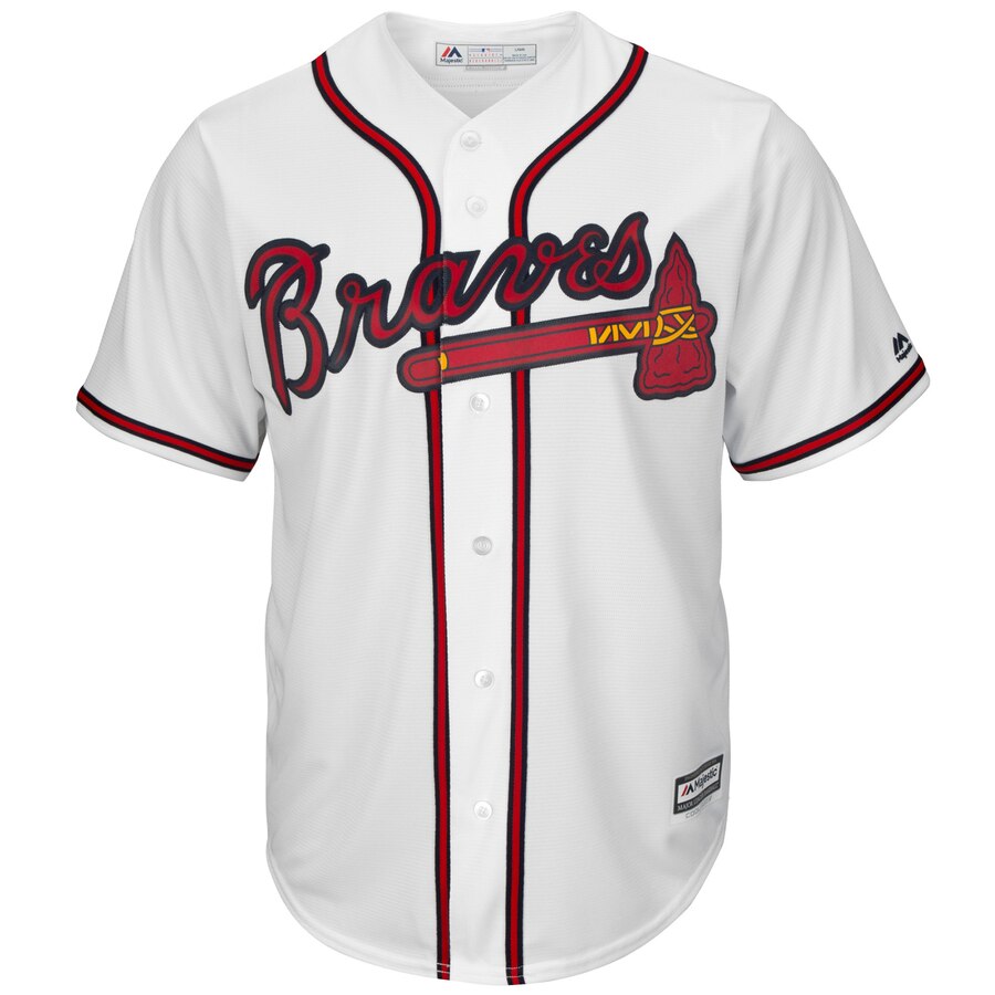 Alternative view of Freddie Freeman Atlanta Braves Majestic 2019 Home Official Cool Base Player Jersey - White