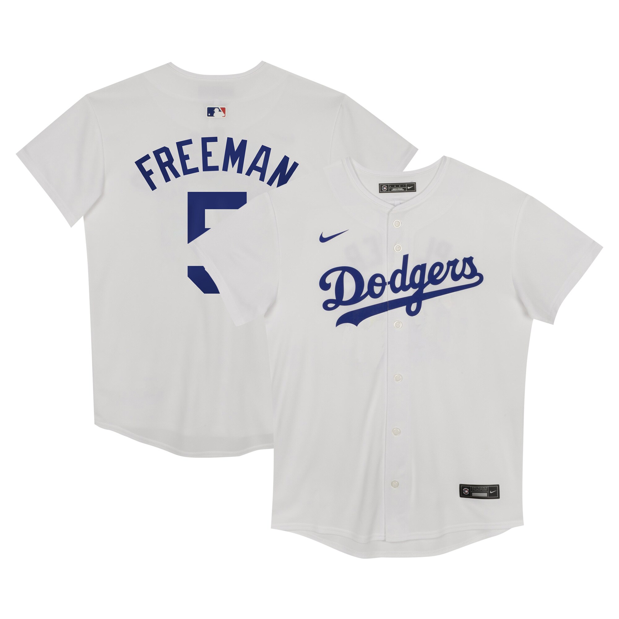 Freddie Freeman Los Angeles Dodgers Preschool Home Game Jersey - White
