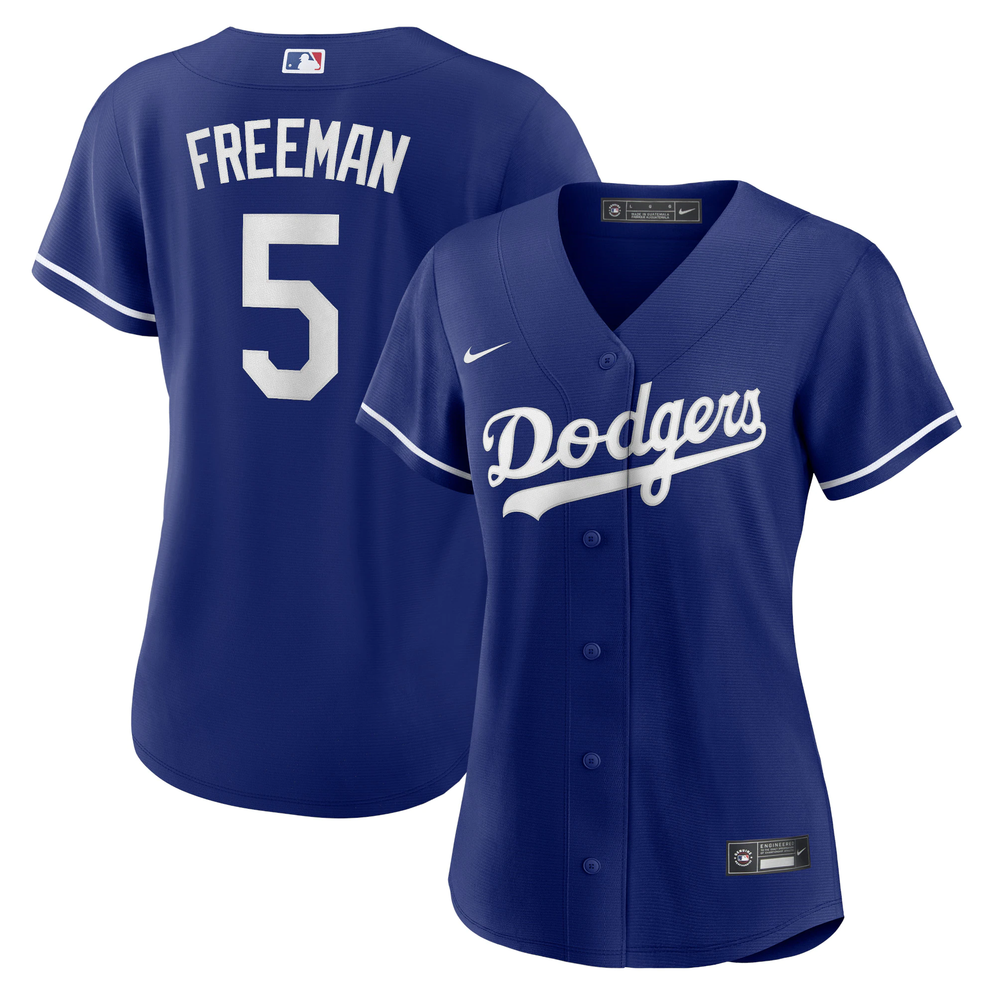 Freddie Freeman Los Angeles Dodgers Women’s Alternate Replica Player Jersey – Royal